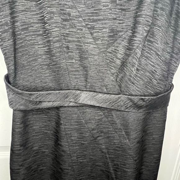 David Meister Silver Gray Jewel‎ Neck Sleeveless Sheath Mini Dress Size 10 - Picture 6 of 11